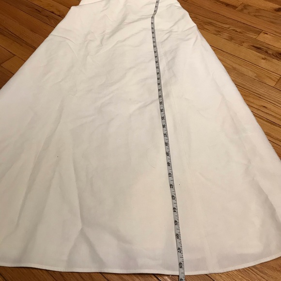 Linen Coastal Coquette Cottage Western Puff short sleeve twist knot overlay flar - Picture 15 of 16